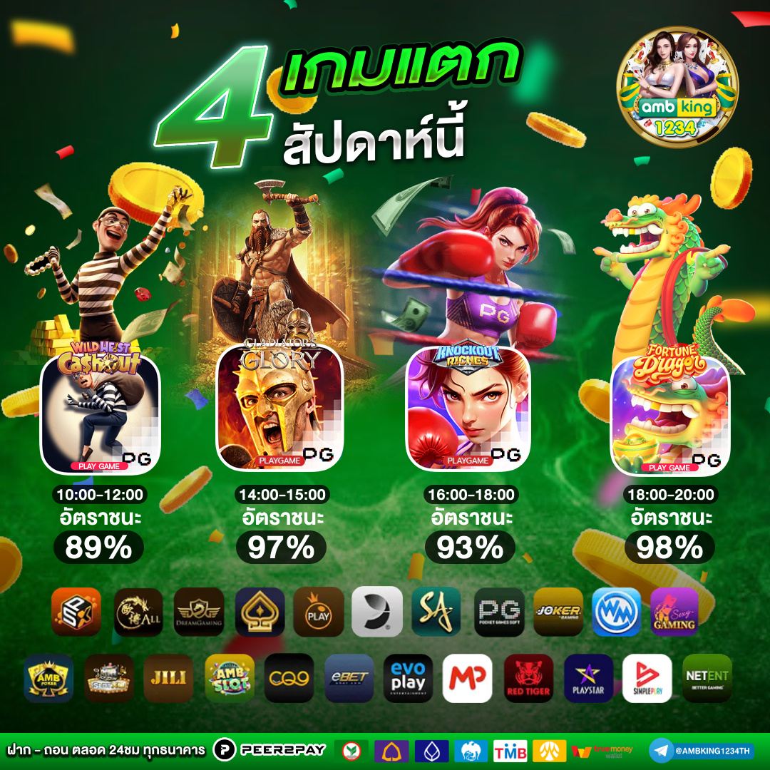 รวมค่าย สล็อต - แบนเนอร์โปรโมชั่น