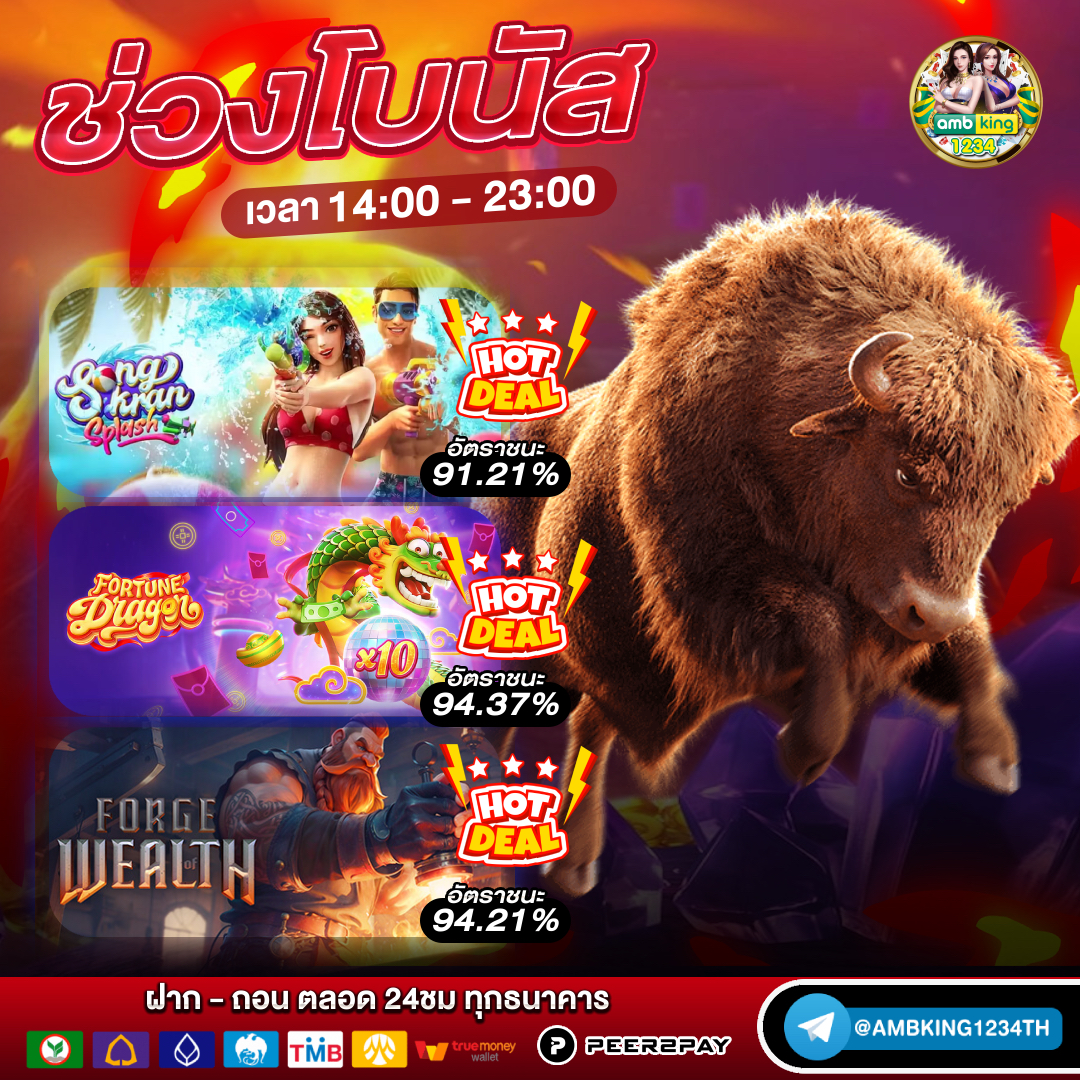 slot ค่ายนอก - แบนเนอร์โปรโมชั่น