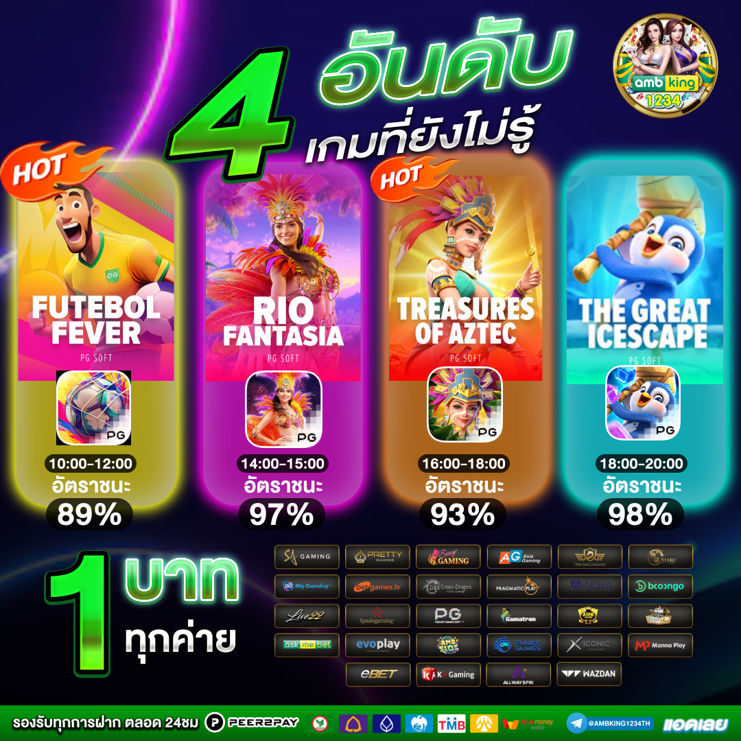 หน้าเกมสล็อต - แบนเนอร์โปรโมชั่น
