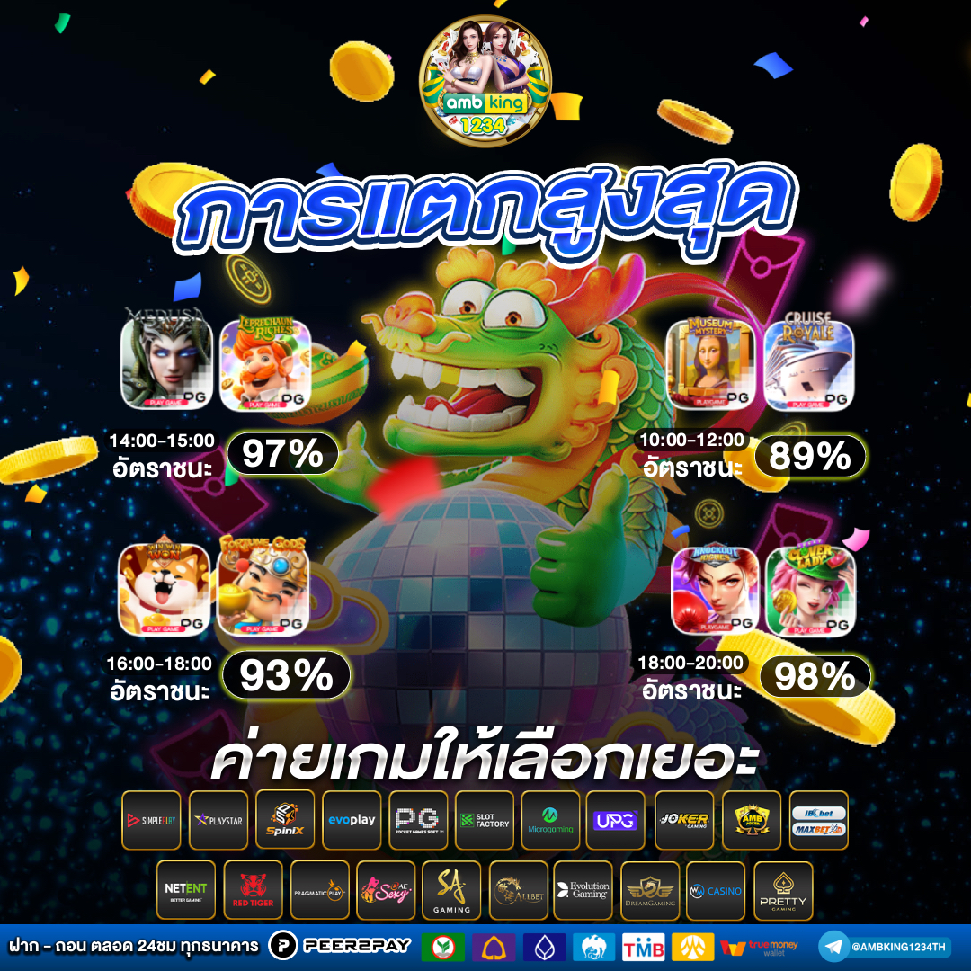 เว็บตรงฝากขั้นต่ำ1บาท - แบนเนอร์โปรโมชั่น